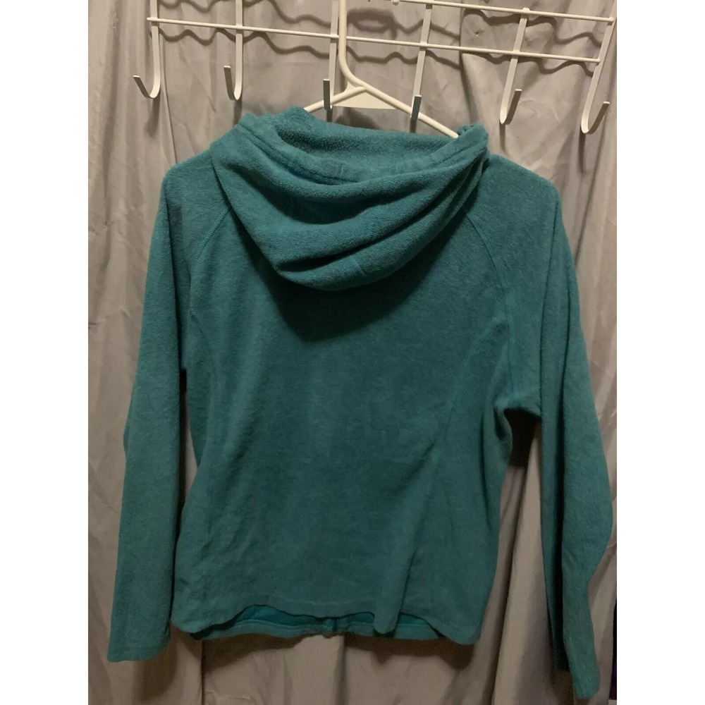 The North Face Hoodie Adult Large Blue Long Sleeve Vintage 90s Women's Sherpa - Picture 11 of 13